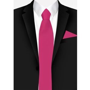 Jacob Anderson Solid Fuchsia Pink Size One Size